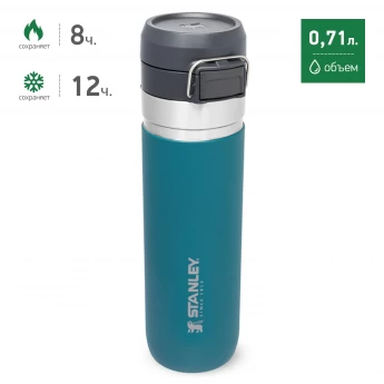 Термобутылка STANLEY GO QUICK FLIP 0,71L 10-09149-031 голубой